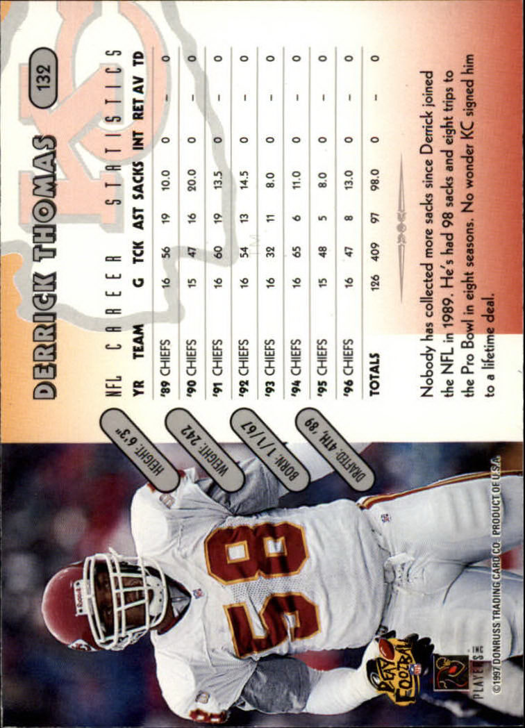 1997 Donruss Football "Main Set" Cards #1 to #230 Rookies and Veterans - Picture 259 of 445