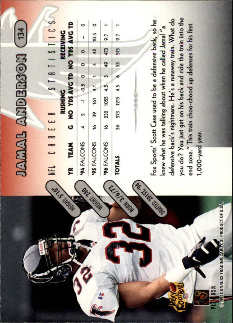 1997 Donruss Football "Main Set" Cards #1 to #230 Rookies and Veterans - Picture 263 of 445