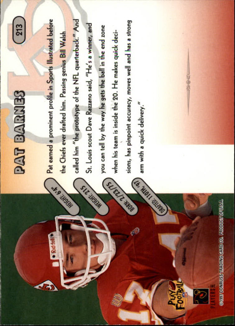 1997 Donruss Football "Main Set" Cards #1 to #230 Rookies and Veterans - Picture 415 of 445