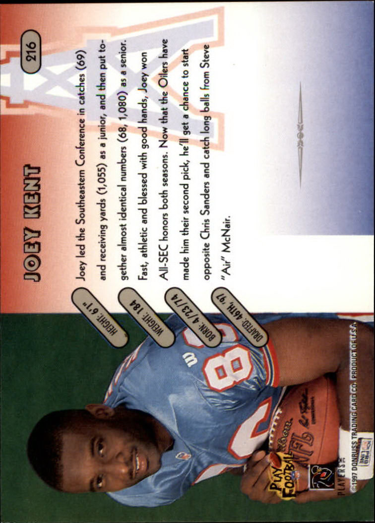 1997 Donruss Football "Main Set" Cards #1 to #230 Rookies and Veterans - Picture 421 of 445
