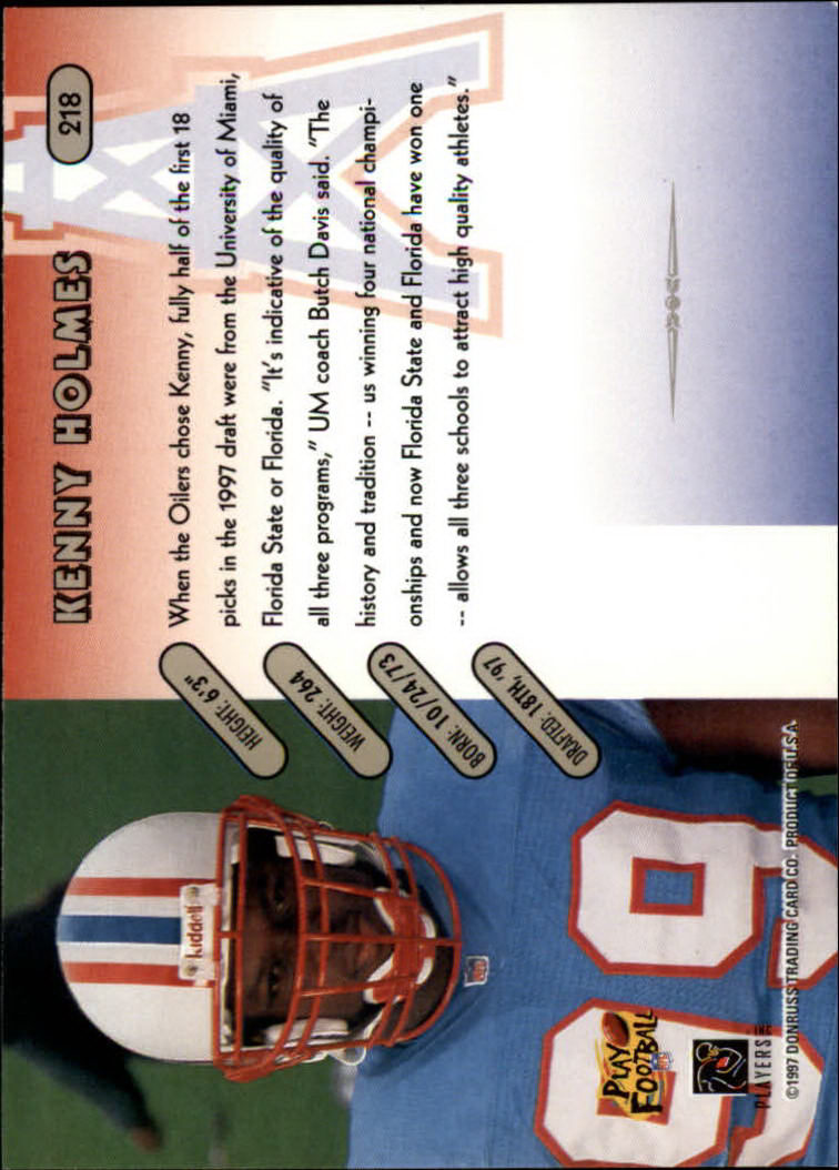1997 Donruss Football "Main Set" Cards #1 to #230 Rookies and Veterans - Picture 425 of 445