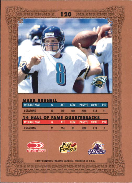 1997 Donruss Preferred Football "Main Set" Cards #1 to 150 Rookies and Veterans - Picture 105 of 147
