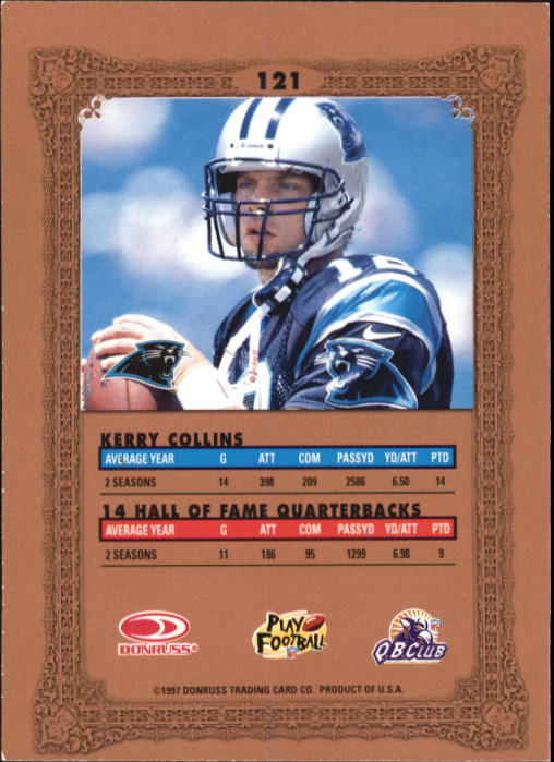 1997 Donruss Preferred Football "Main Set" Cards #1 to 150 Rookies and Veterans - Picture 107 of 147