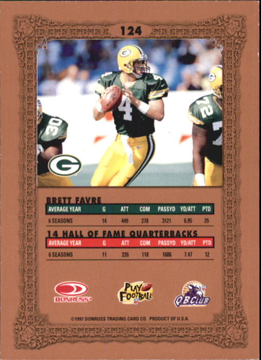 1997 Donruss Preferred Football "Main Set" Cards #1 to 150 Rookies and Veterans - Picture 111 of 147