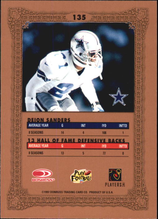 1997 Donruss Preferred Football "Main Set" Cards #1 to 150 Rookies and Veterans - Picture 129 of 147