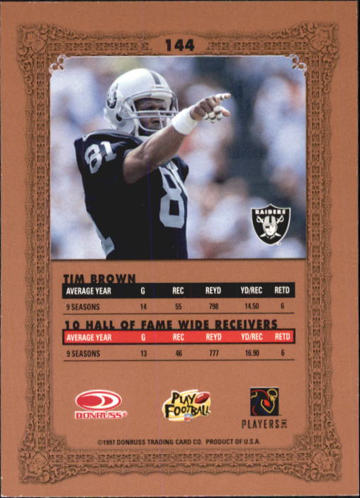 1997 Donruss Preferred Football "Main Set" Cards #1 to 150 Rookies and Veterans - Picture 137 of 147