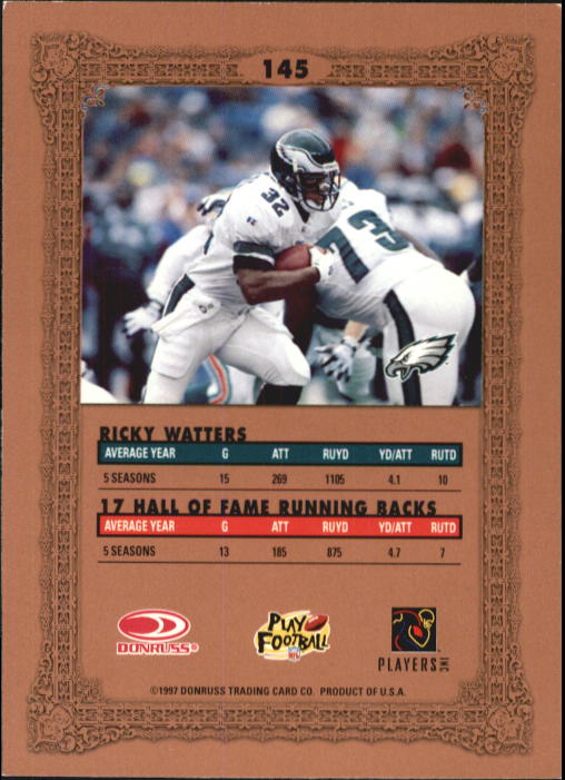 1997 Donruss Preferred Football "Main Set" Cards #1 to 150 Rookies and Veterans - Picture 139 of 147