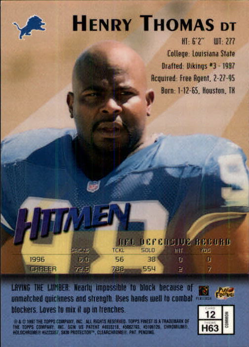 1997 Finest Football "Main Set" Cards #1 to #294 Promo Rookies and Veterans - Picture 23 of 350