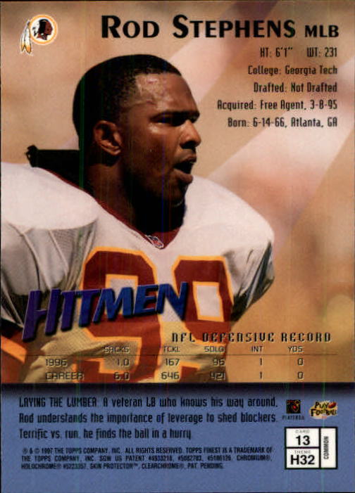 1997 Finest Football "Main Set" Cards #1 to #294 Promo Rookies and Veterans - Picture 25 of 350