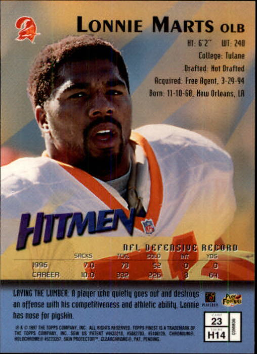 1997 Finest Football "Main Set" Cards #1 to #294 Promo Rookies and Veterans - Picture 43 of 350