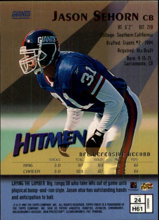 1997 Finest Football "Main Set" Cards #1 to #294 Promo Rookies and Veterans - Picture 45 of 350