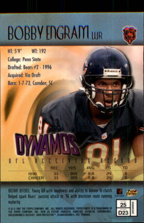 1997 Finest Football "Main Set" Cards #1 to #294 Promo Rookies and Veterans - Picture 47 of 350