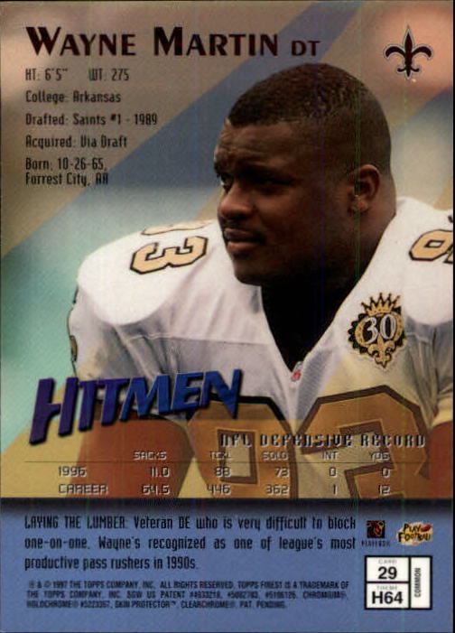 1997 Finest Football "Main Set" Cards #1 to #294 Promo Rookies and Veterans - Picture 55 of 350