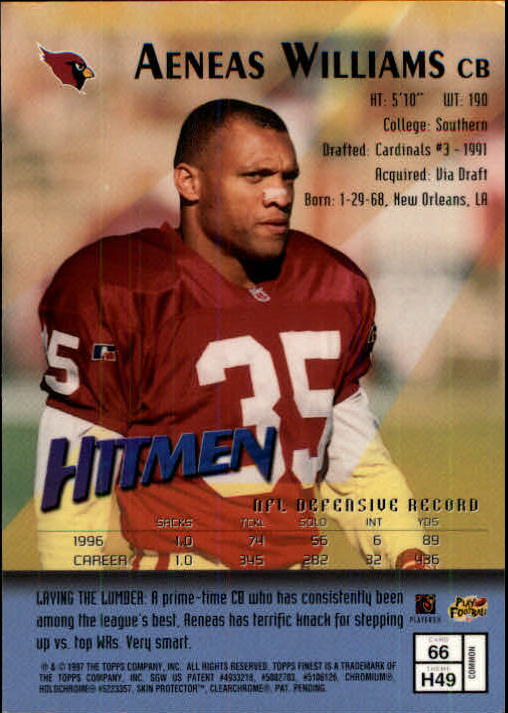 1997 Finest Football "Main Set" Cards #1 to #294 Promo Rookies and Veterans - Picture 123 of 350