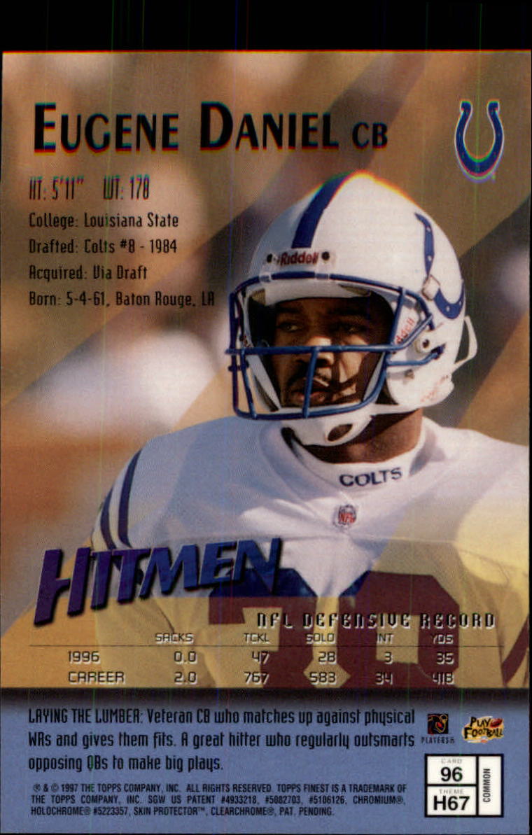 1997 Finest Football "Main Set" Cards #1 to #294 Promo Rookies and Veterans - Picture 179 of 350