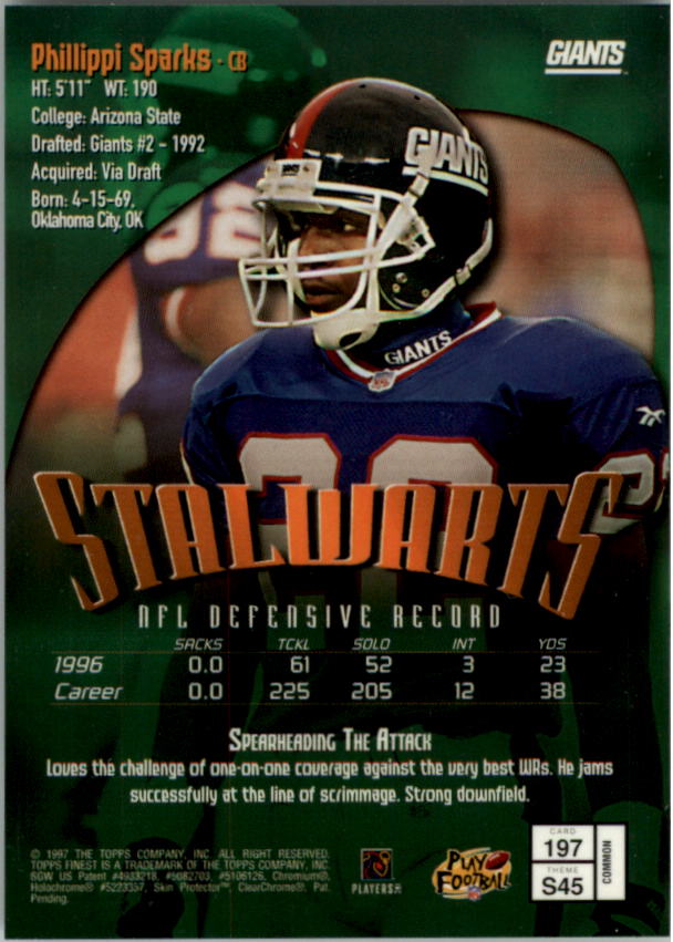 1997 Finest Football "Main Set" Cards #1 to #294 Promo Rookies and Veterans - Picture 232 of 350