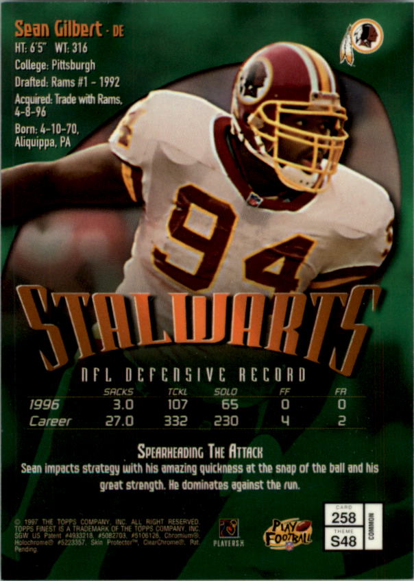 1997 Finest Football "Main Set" Cards #1 to #294 Promo Rookies and Veterans - Picture 318 of 350