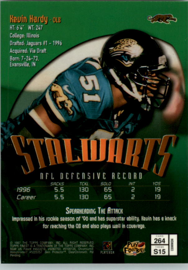1997 Finest Football "Main Set" Cards #1 to #294 Promo Rookies and Veterans - Picture 326 of 350