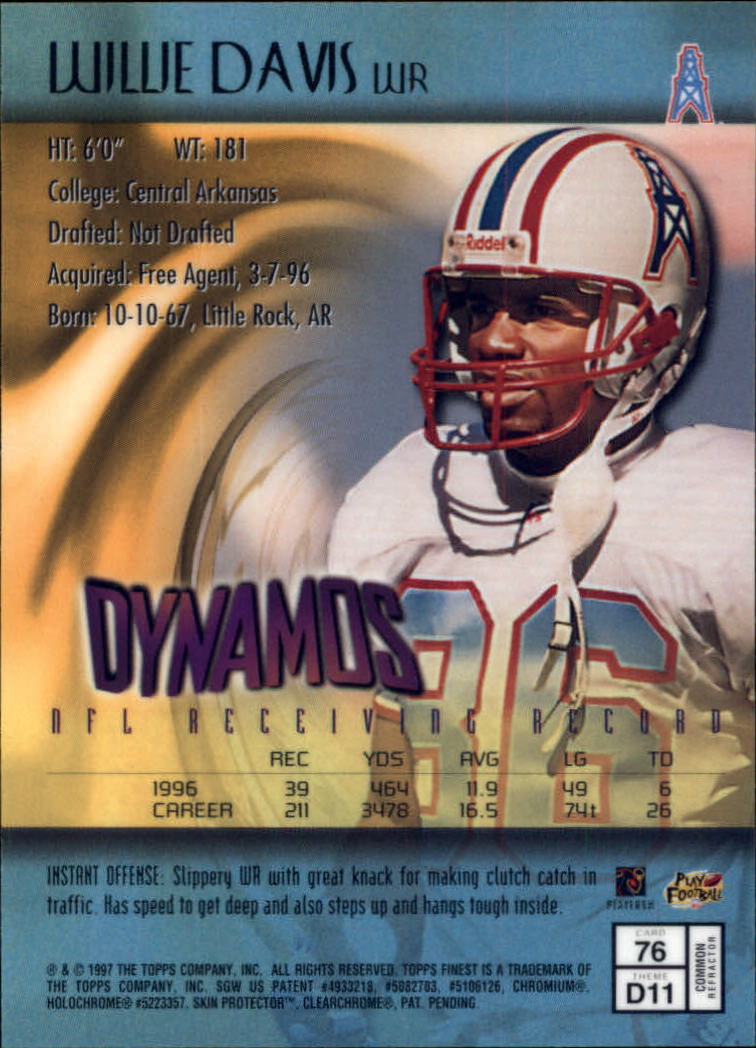 1997 Finest Football "Embossed and Refractors" Parallel Cards - Picture 25 of 51