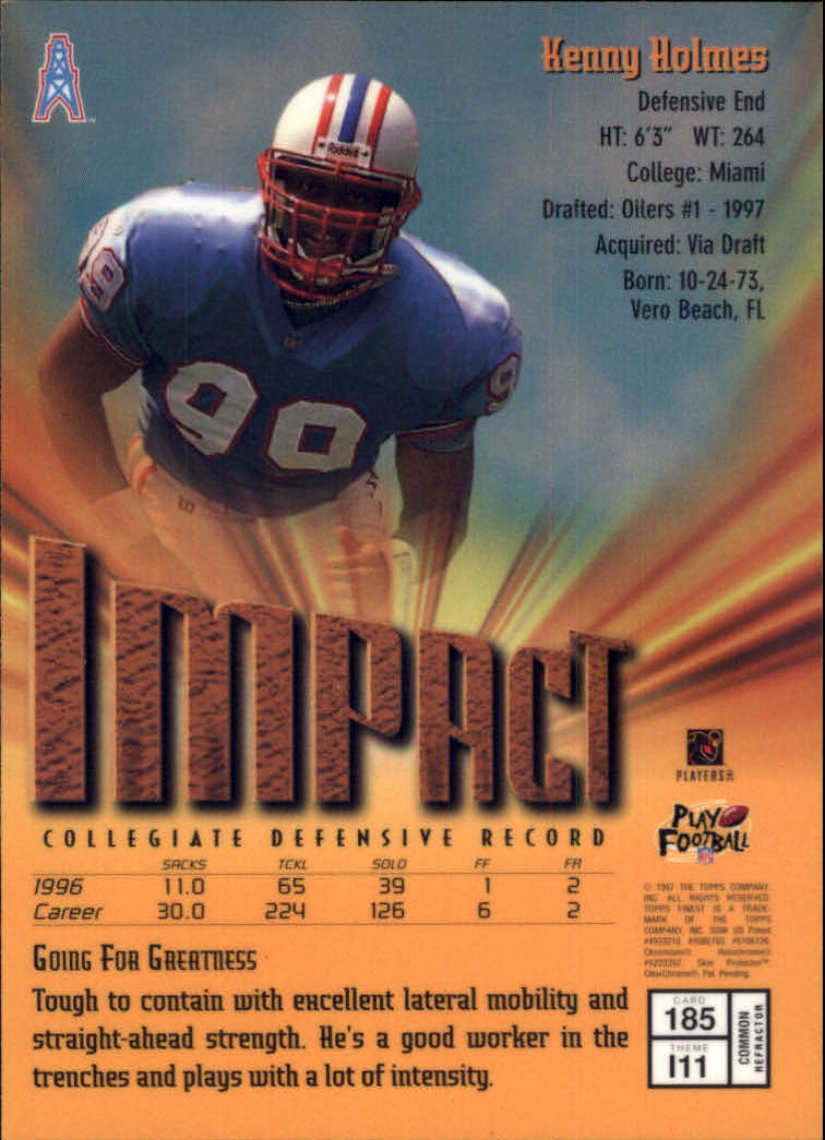 1997 Finest Football "Embossed and Refractors" Parallel Cards - Picture 31 of 51