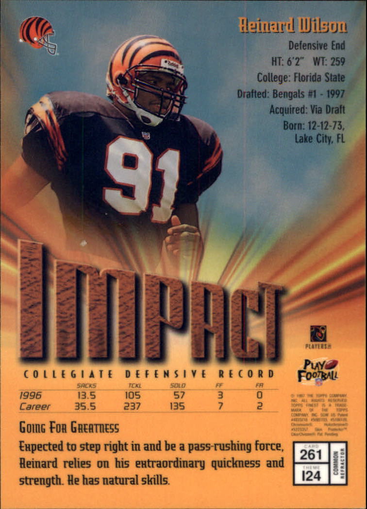 1997 Finest Football "Embossed and Refractors" Parallel Cards - Picture 47 of 51