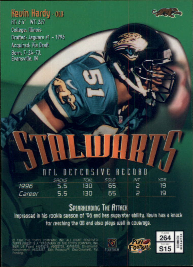 1997 Finest Football "Embossed and Refractors" Parallel Cards - Picture 49 of 51