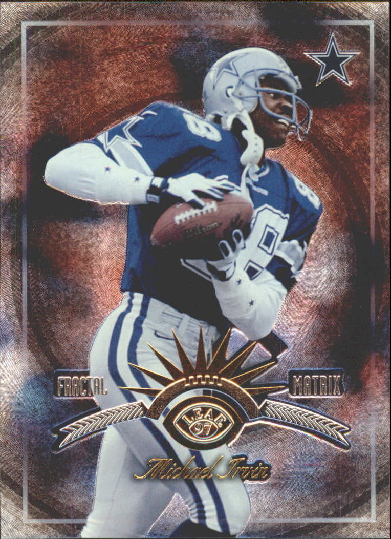 1997 Leaf Football "Fractal Matrix" Parallel Cards - Picture 2 of 17