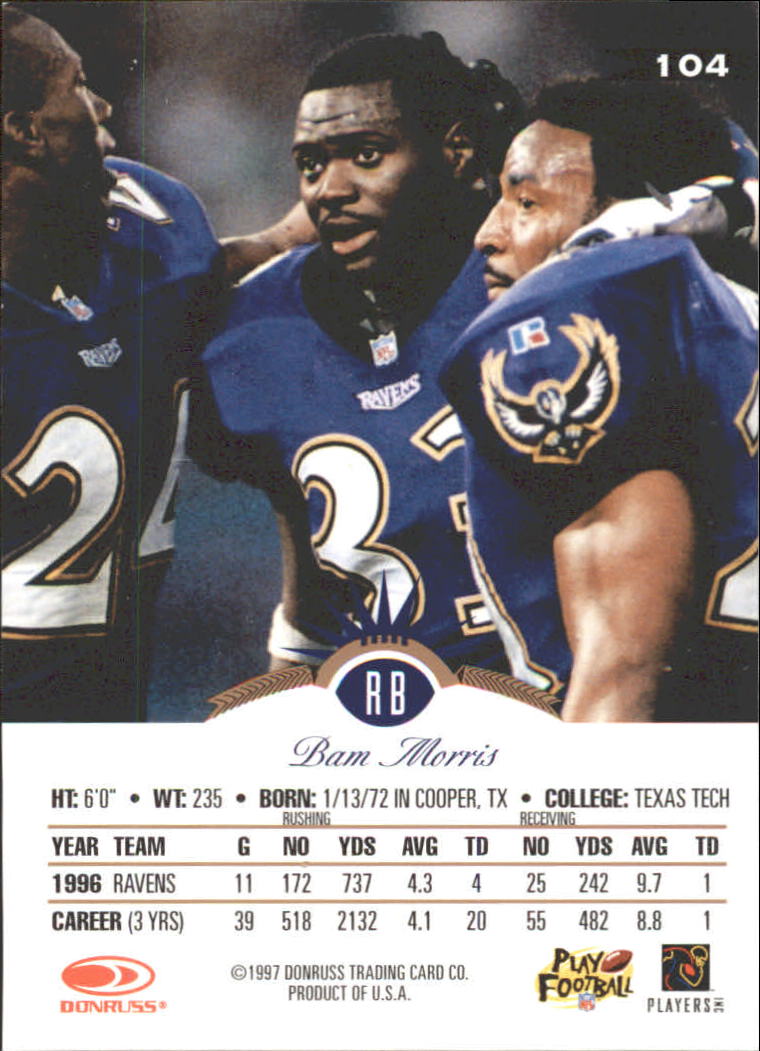 1997 Leaf Football "Fractal Matrix" Parallel Cards - Picture 7 of 17