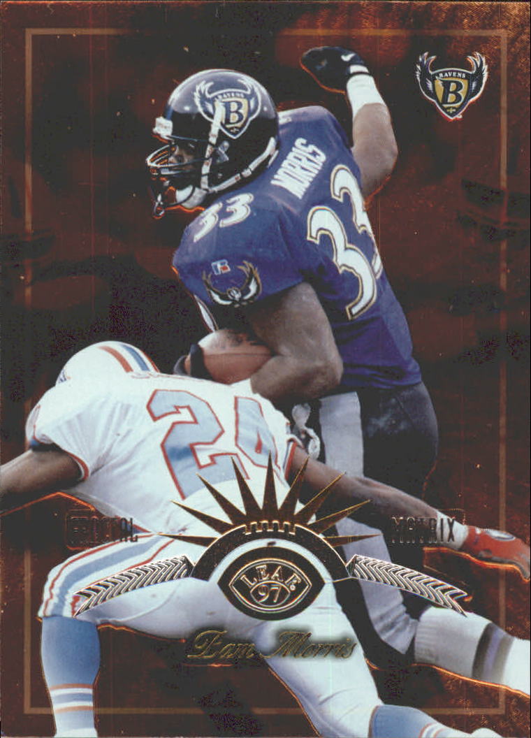 1997 Leaf Football "Fractal Matrix" Parallel Cards - Picture 6 of 17