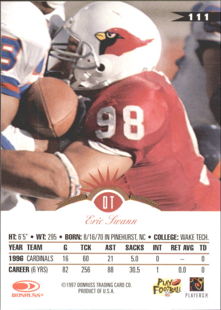 1997 Leaf Football "Fractal Matrix" Parallel Cards - Picture 9 of 17