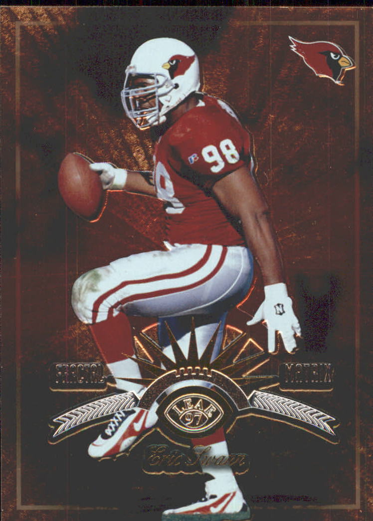 1997 Leaf Football "Fractal Matrix" Parallel Cards - Picture 8 of 17