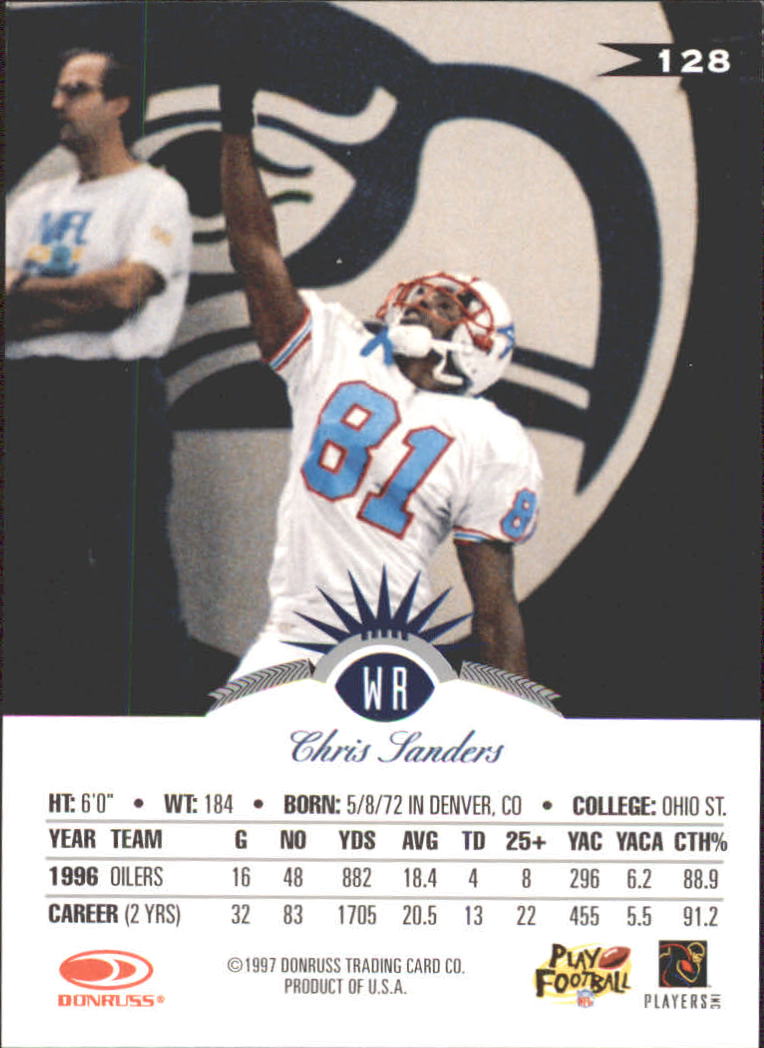 1997 Leaf Football "Fractal Matrix" Parallel Cards - Picture 13 of 17