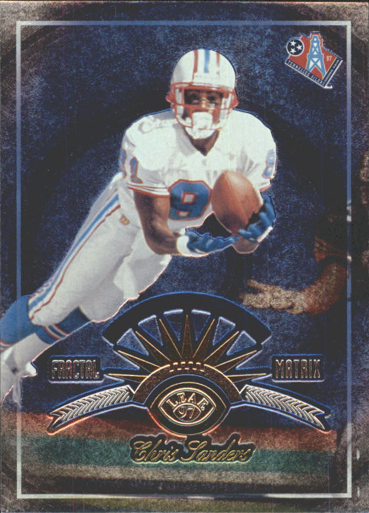 1997 Leaf Football "Fractal Matrix" Parallel Cards - Picture 12 of 17