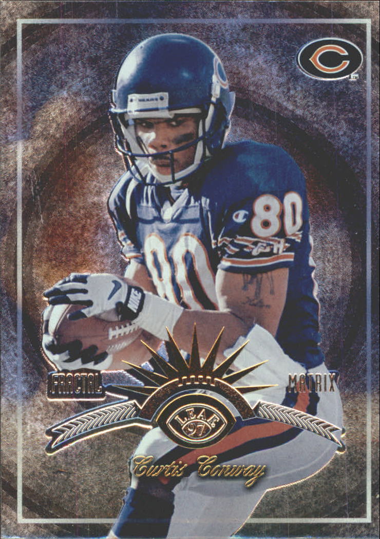 1997 Leaf Football "Fractal Matrix" Parallel Cards - Picture 14 of 17