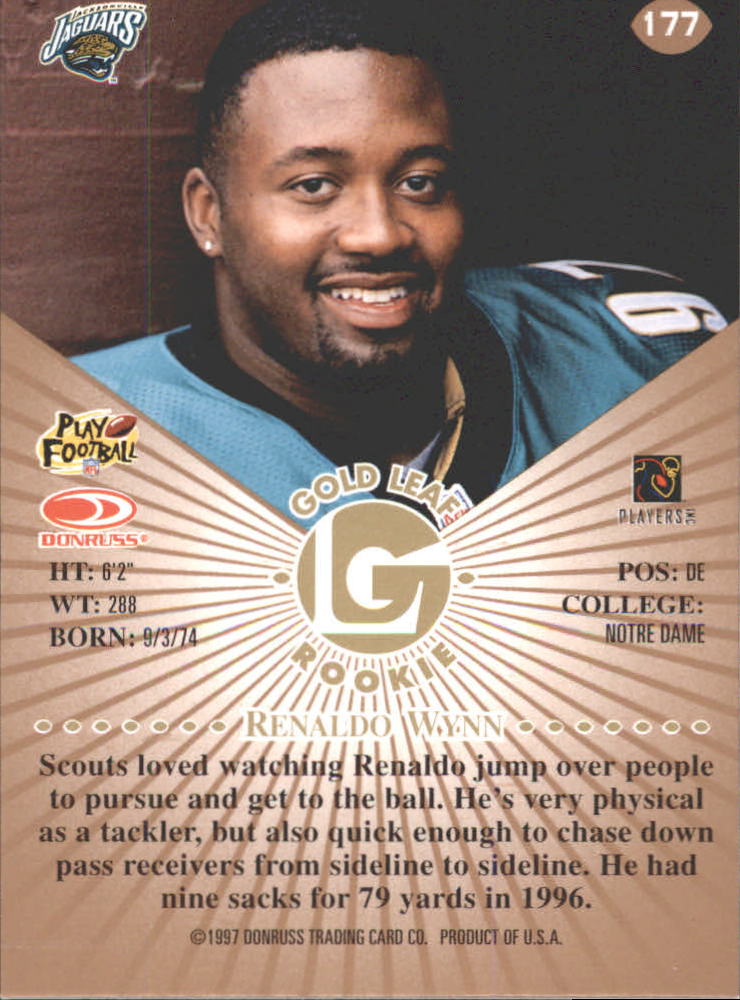 1997 Leaf Football "Fractal Matrix" Parallel Cards - Picture 17 of 17