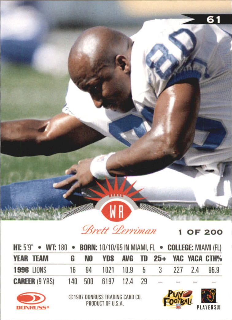 B1336- 1997 Leaf Signature Proofs FB Card #s 1-200 -You Pick- 15+ FREE US SHIP