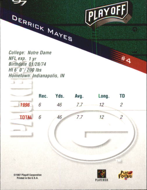 1997 Playoff Zone Football "Main Set" Cards #1 to #150 Rookies and Veterans - Picture 9 of 249
