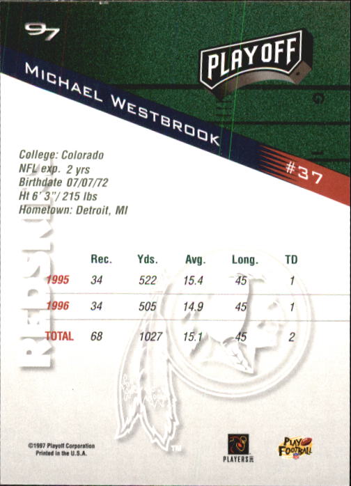 1997 Playoff Zone Football "Main Set" Cards #1 to #150 Rookies and Veterans - Picture 57 of 249