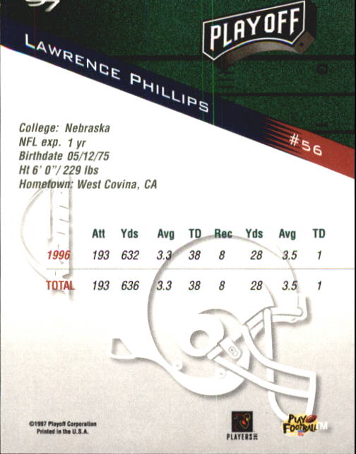 1997 Playoff Zone Football "Main Set" Cards #1 to #150 Rookies and Veterans - Picture 93 of 249
