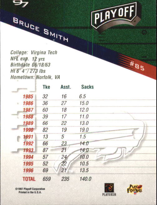 1997 Playoff Zone Football "Main Set" Cards #1 to #150 Rookies and Veterans - Picture 139 of 249