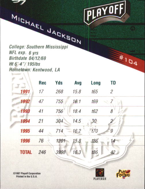 1997 Playoff Zone Football "Main Set" Cards #1 to #150 Rookies and Veterans - Picture 175 of 249