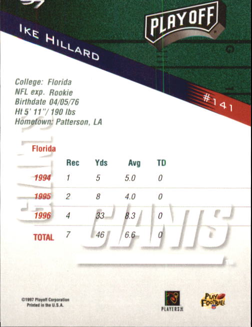 1997 Playoff Zone Football "Main Set" Cards #1 to #150 Rookies and Veterans - Picture 233 of 249