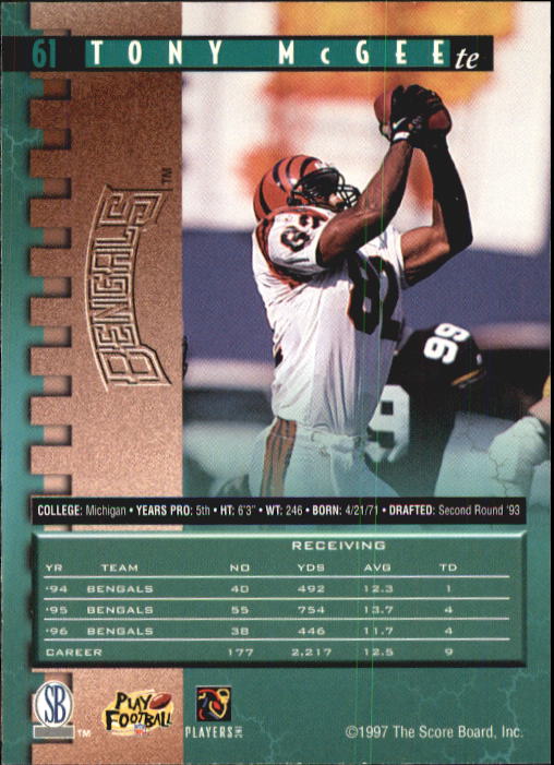 1996 SkyBox Premium #137 Ricky Watters - NM-MT