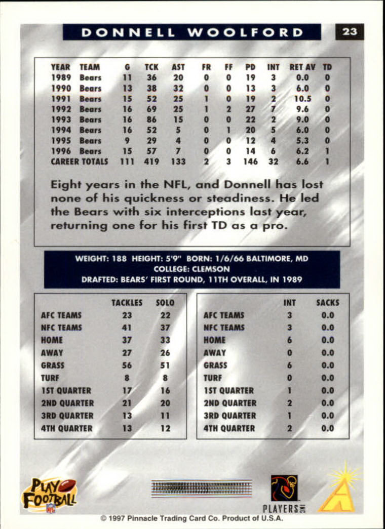 1997 Score Football "Main Set" Cards #1 to #200 Rookies and Veterans - Picture 45 of 311