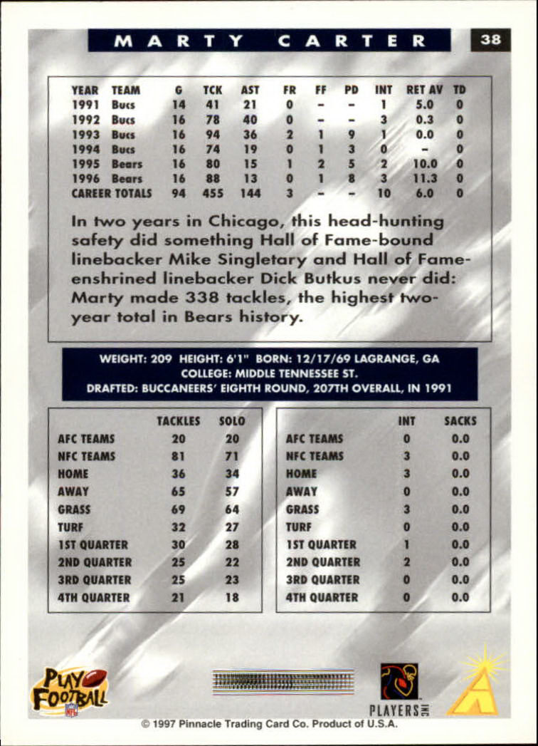 1997 Score Football "Main Set" Cards #1 to #200 Rookies and Veterans - Picture 69 of 311