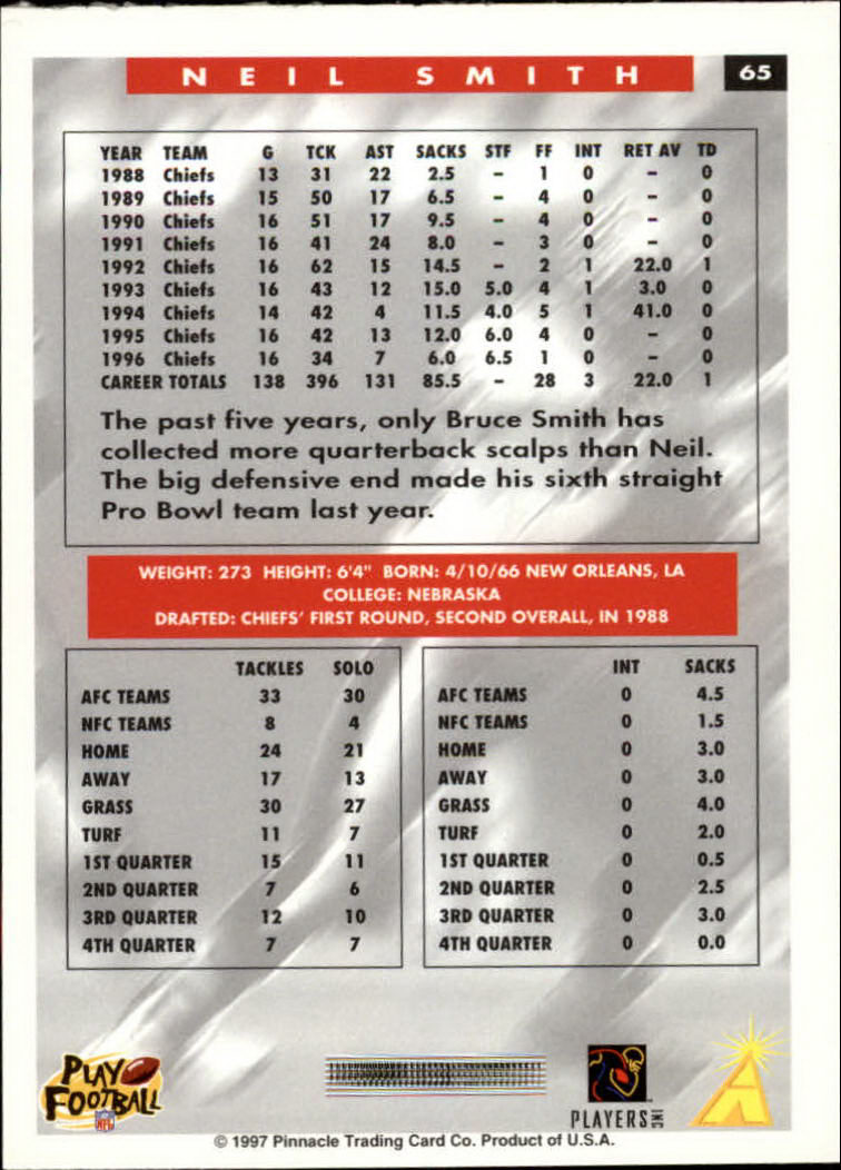 1997 Score Football "Main Set" Cards #1 to #200 Rookies and Veterans - Picture 123 of 311