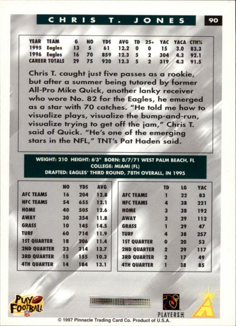 1997 Score Football "Main Set" Cards #1 to #200 Rookies and Veterans - Picture 171 of 311