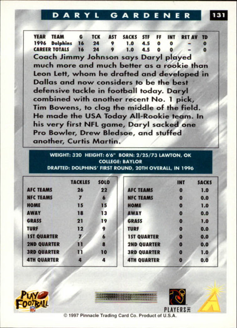 1997 Score Football "Main Set" Cards #1 to #200 Rookies and Veterans - Picture 221 of 311