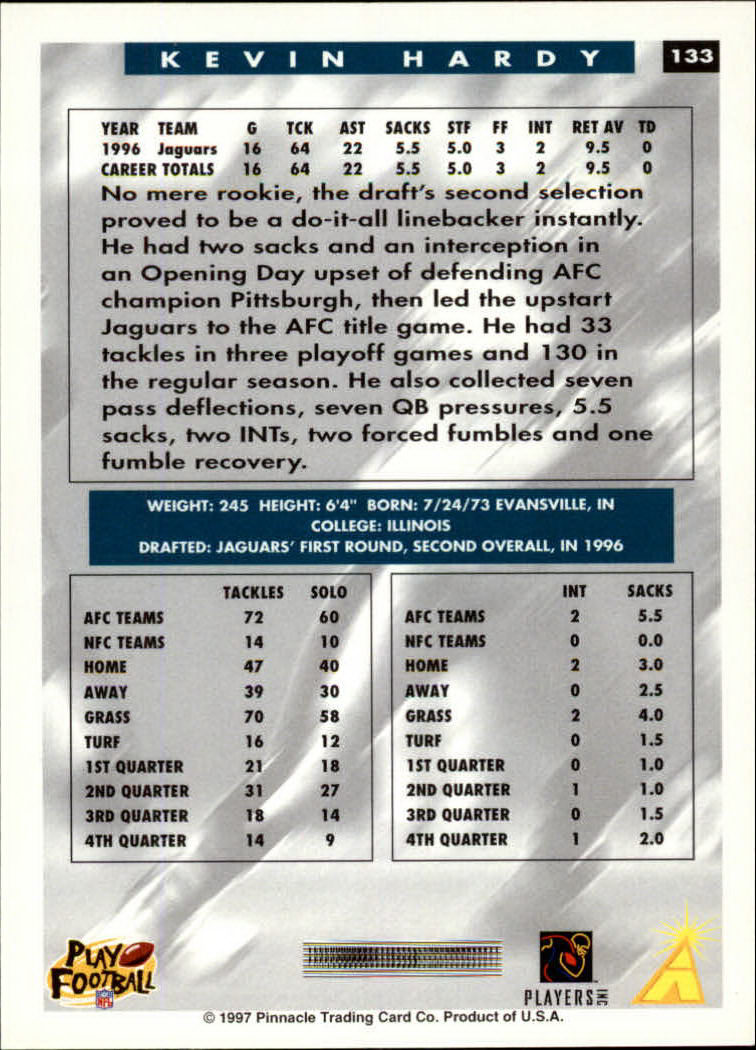 1997 Score Football "Main Set" Cards #1 to #200 Rookies and Veterans - Picture 225 of 311