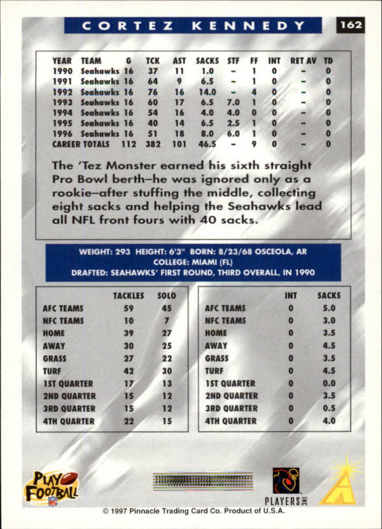 1997 Score Football "Main Set" Cards #1 to #200 Rookies and Veterans - Picture 263 of 311